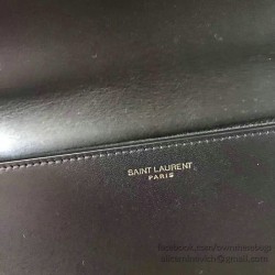 Replica Saint Laurent Medium Dylan Flap Shoulder Bag Black 439047