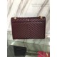 Replica Saint Laurent Monogram Large Grained Chain Shoulder Bag Burgundy Y230310