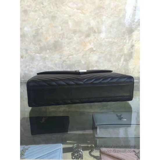 Fake Saint Laurent Monogram Large Kate Chain Shoulder Bag Black Y231220 Replica