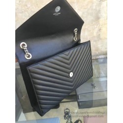 Fake Saint Laurent Monogram Large Kate Chain Shoulder Bag Black Y231220 Replica
