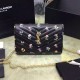 Replica Saint Laurent Monogram New Prairie Flower Chain Wallet Calfskin Leather 377828