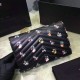 Replica Saint Laurent Monogram New Prairie Flower Chain Wallet Calfskin Leather 377828