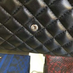 Replica Saint Laurent Satchel Medium Monogram in Black Matelasse Leather Y221260