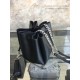 Fake Saint Laurent Sheepskin Mini Bourse Bucket Bag Black Y220350 Replica