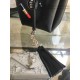 Fake Saint Laurent Sheepskin Mini Bourse Bucket Bag Black Y220350 Replica