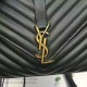 Replica Saint Laurent Top Handle Bag in Green Matelasse Leather 392738