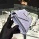 Fake Saint Laurent Violet Grained Matelasse Leather Chain Wallet Y221220 Replica