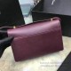 Fake YSL Saint Laurent Dylan Burgundy Calfskin Cross-body Bag 377827 Replica