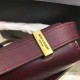 Fake YSL Saint Laurent Dylan Burgundy Calfskin Cross-body Bag 377827 Replica