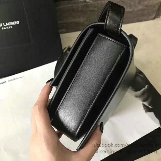 Fake YSL Saint Laurent Medium Bellechasse Bag Black 462044 Replica