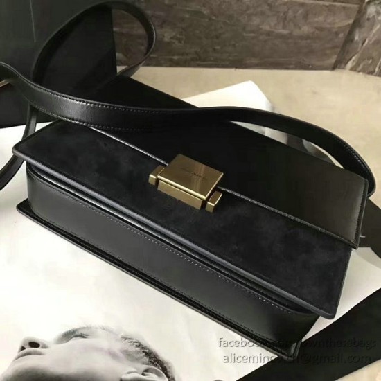 Fake YSL Saint Laurent Medium Bellechasse Bag Black 462044 Replica