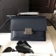 Fake YSL Saint Laurent Medium Bellechasse Bag in Blue Leather 482051 Replica