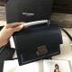 Fake YSL Saint Laurent Medium Bellechasse Bag in Blue Leather 482051 Replica