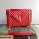 Fake YSL Saint Laurent Monogram Large Kate Chain Shoulder Bag Red Y231220 Replica