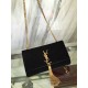 Fake Yves Saint Laurent Black Suede Monogram Tassel Bag Y221240 Replica