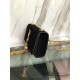 Fake Yves Saint Laurent Black Suede Monogram Tassel Bag Y221240 Replica