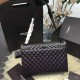 Replica Yves Saint Laurent Large Chain Shoulder Bag Black Calfskin Y221250