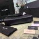 Replica Yves Saint Laurent Large Chain Shoulder Bag Black Calfskin Y221250