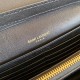 Fake YSL Saint Laurent Medium Becky Chain Wallet Black Replica