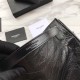Replica YSL Saint Lauren Niki Medium Shopping Bag Crinkled Vintage Leather Black