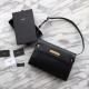 Fake YSL Saint Laurent Manhattan Baguette Top Handle Bag Black Replica