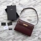 Fake YSL Saint Laurent Manhattan Baguette Top Handle Bag Brown Replica