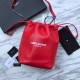 Replica YSL Saint Laurent Teddy Bucket Bag Red