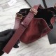 Replica YSL Saint Laurent Teddy Bucket Bag Matte leather Claret