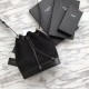 Replica YSL Saint Laurent Teddy Bucket Bag Matte leather Black