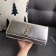 Replica YSL Saint Laurent Classic Clutch Silver