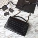 Replica YSL Saint Laurent Envelope Bag in Crocodile Pattern Black