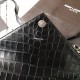 Replica YSL Saint Laurent Envelope Bag in Crocodile Pattern Black