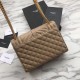 Replica YSL Saint Laurent Envelope Small Bag Grain Embossed Apricot