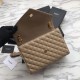 Replica YSL Saint Laurent Envelope Small Bag Grain Embossed Apricot
