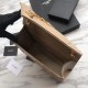 Replica YSL Saint Laurent Envelope Small Bag Grain Embossed Apricot