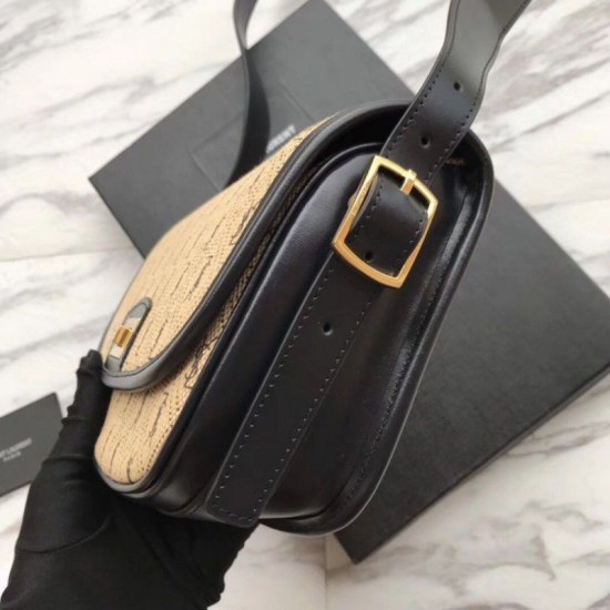 Replica YSL Saint Laurent Saddle Rounded Flap Bag
