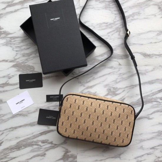 Fake YSL Saint Laurent All Over Camera Monogram Bag Replica