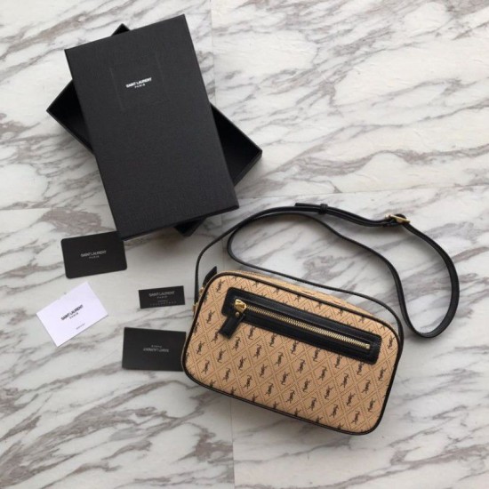 Fake YSL Saint Laurent All Over Camera Monogram Bag Replica