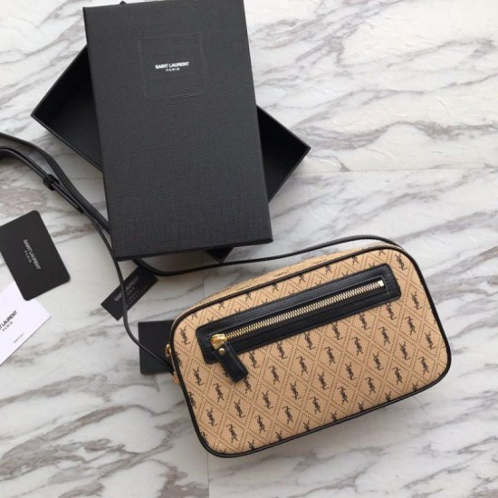 Fake YSL Saint Laurent All Over Camera Monogram Bag Replica