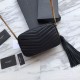 Replica YSL Saint Laurent LouLou Chain Bag Black