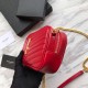 Fake YSL Saint Laurent LouLou Chain Bag Red Replica