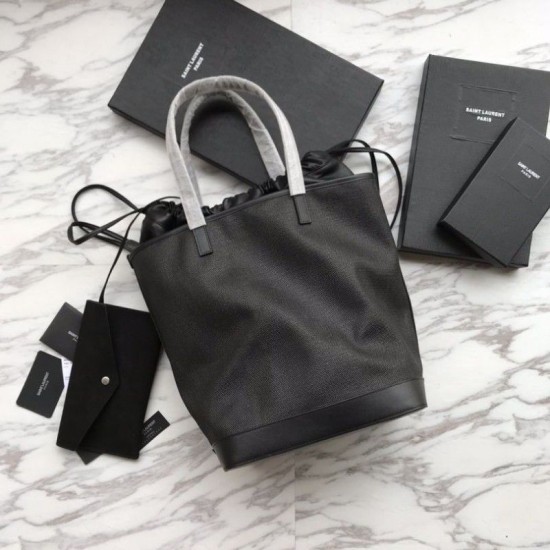 Replica YSL Saint Lauren Shopping Tote Bags Black