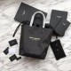 Replica YSL Saint Lauren Shopping Tote Bags Black