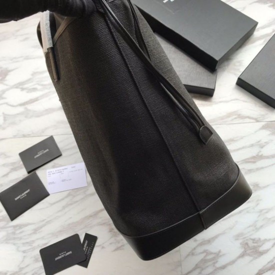 Replica YSL Saint Lauren Shopping Tote Bags Black