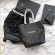 Replica YSL Saint Lauren Shopping Tote Bags Black