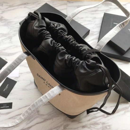 Fake YSL Saint Lauren Shopping Tote Bags Whte Replica