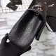 Fake Saint Laurent Medium West Hollywood Bag in Crocodile Embossed Leather Black Replica