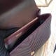 Replica YSL Saint Laurent Medium College Monogram Shoulder Bag Grained Matelasse Claret