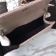 Replica YSL Saint Laurent Medium Kate Monogram Tassel Croco Leather Shoulder Bag Apricot