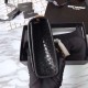 Replica YSL Saint Laurent Medium Kate Monogram Tassel Croco Leather Shoulder Bag Black Fake YSL Saint Laurent Medium Kate Monogram Tassel Croco Leather Shoulder Bag Black Replica
